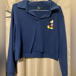 Mickey Mouse Crop Top - Loose Small